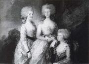 Thomas Gainsborough The three Eldest Princesses Spain oil painting artist